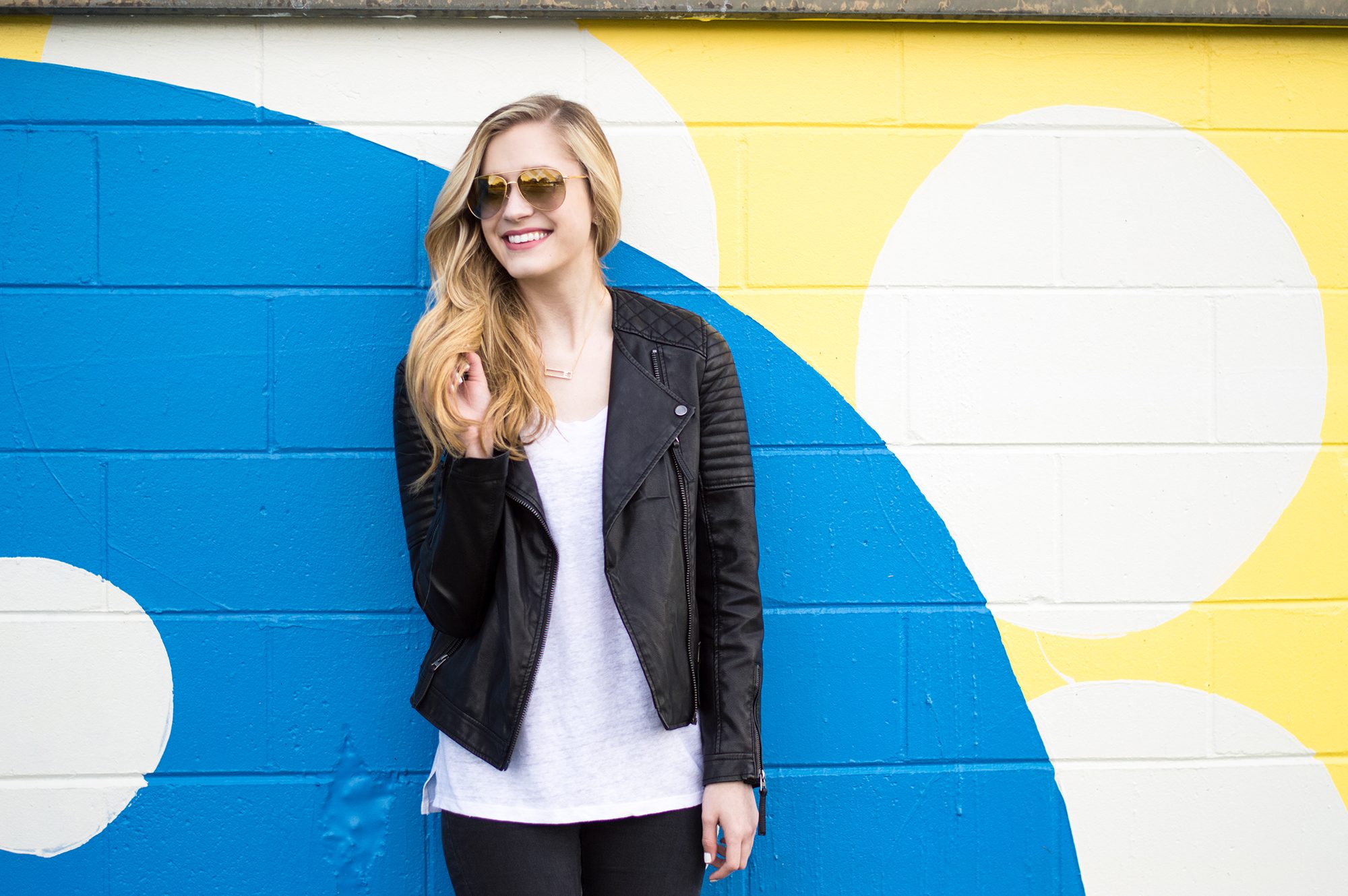 old navy black leather jacket