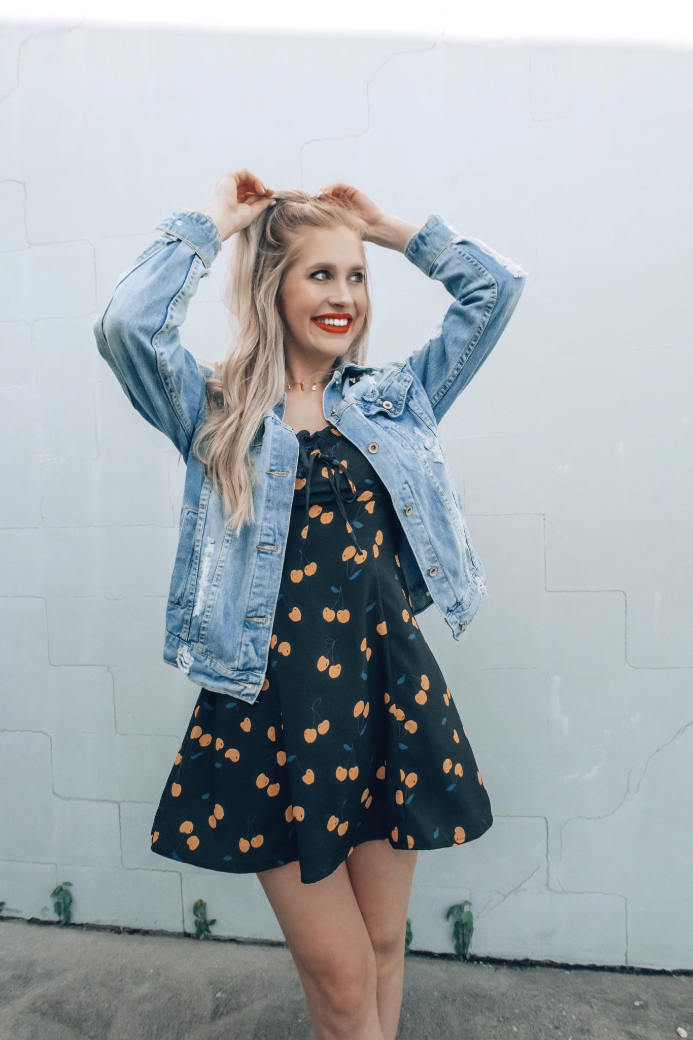 finding-affordable-spring-dresses-on-a-budget-amazon-asos-shop-the-mint-style-fashionable-denim-jacket-distresses-rutched-dress-embroidered-03