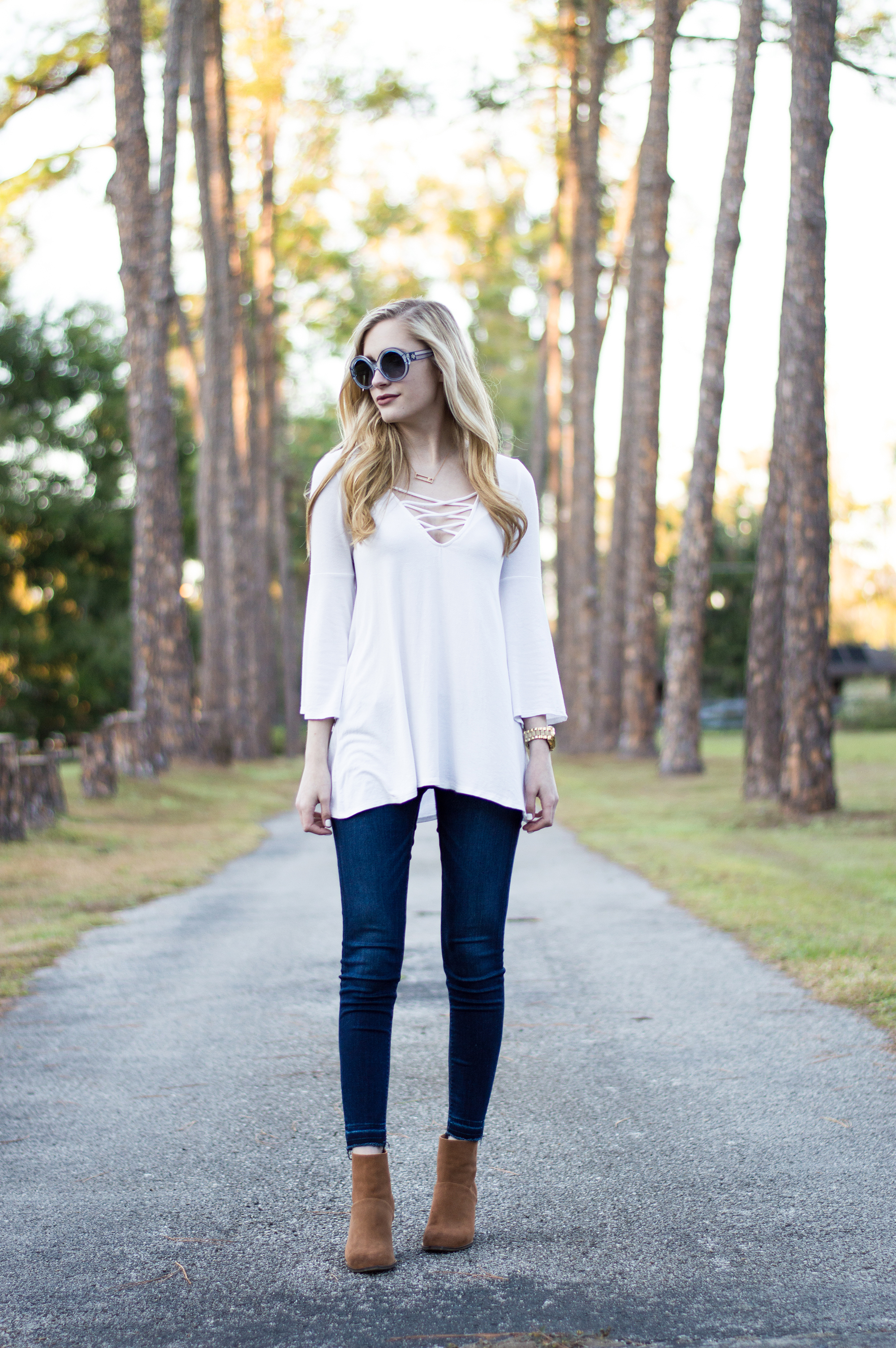 Hudson lace hot sale up jeans